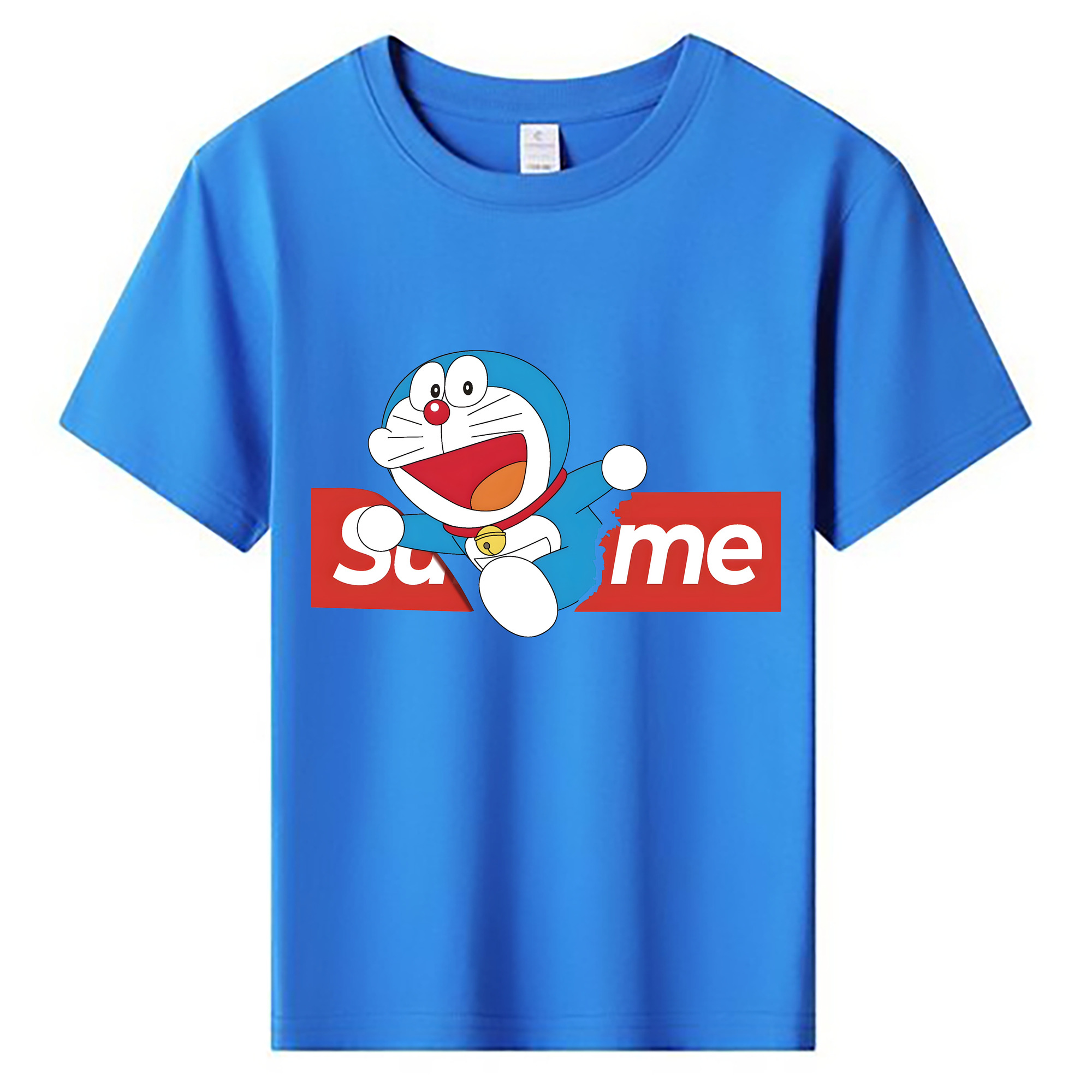 （画像用） ドラえもん Doraemon 綿100％キッズTシャツ（フロントプリント）
